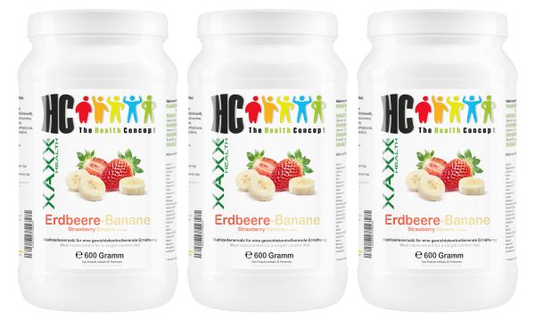 HC BODY CONTROL SHAKE ERDBEERE-BANANE 3er