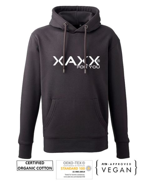 XAXX® HOODIE CHARCOAL UNISEX