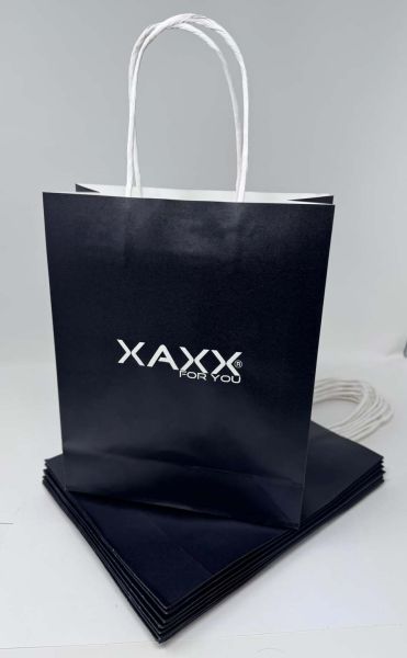 Papiertüte schwarz, groß 30 Stück
