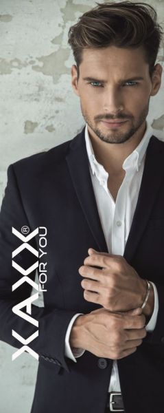 Rollup Banner 85x200 cm Mann blue Eyes