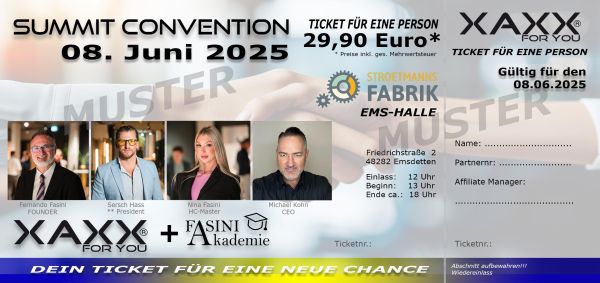 SUMMIT CONVENTION 2025 - (1 Karte)
