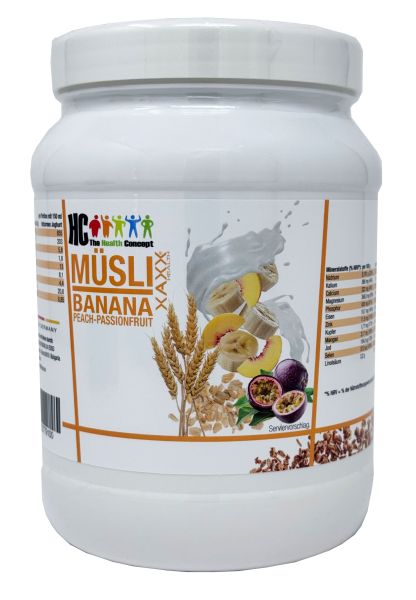 HC BODY CONTROL MÜSLI Banane Pfirsich Passion Fruit